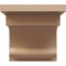 Ekena Millwork 9"W x 9"D x 9"H Wide Alma Rough Cedar Woodgrain TimberThane Corbel, Primed Tan CORUR09X09X09ALMRCPR - alternate 5